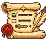 The Task Scroll logo